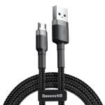 Câble Micro USB Baseus Cafule 1.5A 2m - Gris et Noir