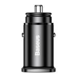 Chargeur de voiture Baseus Square PPS QC4.0 / PD3.0 5A 30W - Noir