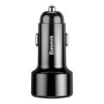 Chargeur voiture Baseus Magic USB + USB-C QC 4.0 PD 45W - Noir