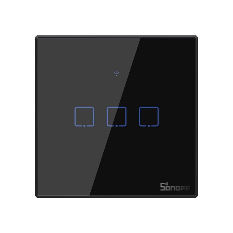 Interrupteur intelligent WiFi + RF 433 Sonoff T3 EU TX - 3 canaux