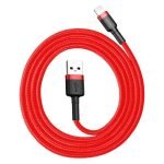 Câble USB Lightning 2A 3m Baseus Cafule - Rouge