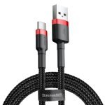 Câble USB-C Baseus Cafule 2A 3m - Noir et Rouge
