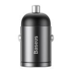 Chargeur de voiture rapide Baseus Tiny Star Mini - Port USB 30W - Gris