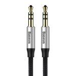 Câble audio Baseus Yiven 3.5mm mâle - M30 1.5m - Argent et Noir
