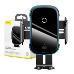 Support de voiture électrique avec chargeur à induction Qi Baseus Light - Noir