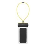 Étui étanche universel pour smartphones - Baseus Let's Go - Noir et Jaune