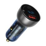 Chargeur de voiture rapide double Baseus Particular 65W - Argent