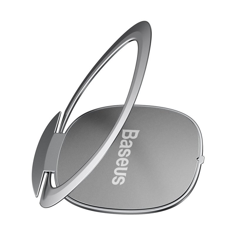 Support Anneau Invisible pour Smartphones - Baseus - Argent