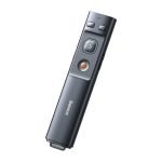 Télécommande multifonction Baseus Orange Dot pour présentation avec pointeur laser - Gris