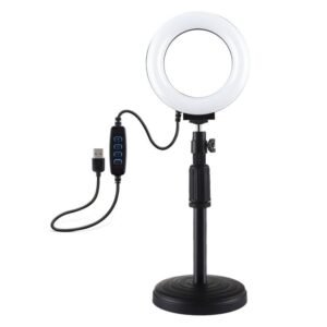 Lampe LED circulaire Puluz avec base réglable PU391