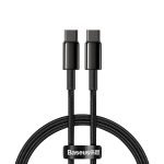Câble Type-C vers Type-C 100W 1m Baseus Tungsten Gold - Noir