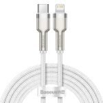 Câble USB-C vers Lightning Baseus Cafule PD 20W 2m - Blanc