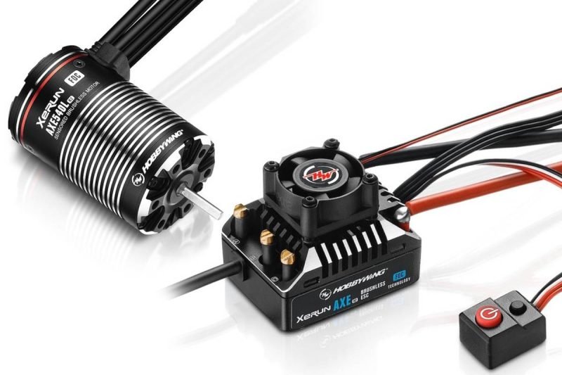 Combo XERUN AXE 540L R2-1400KV - Moteur Brushless Sensored