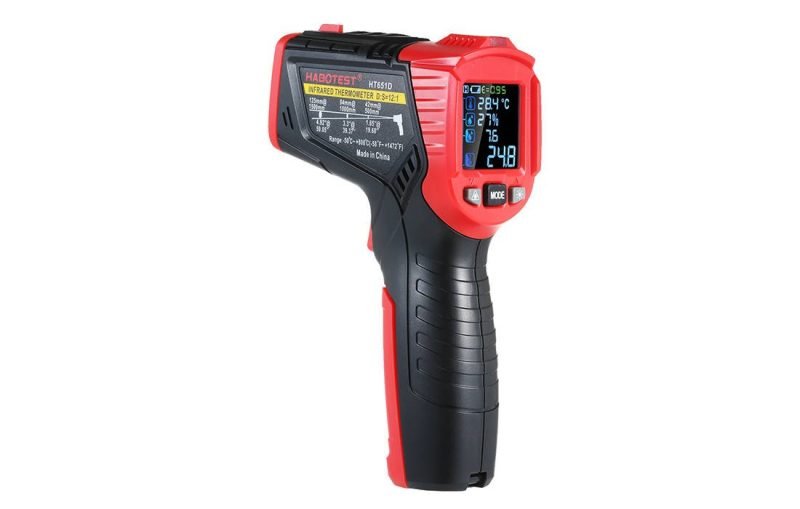 Pyromètre laser numérique Habotest HT651D avec hygromètre