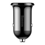 Chargeur de voiture Baseus Grain Pro 2x USB 4.8A - Noir