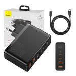 Chargeur de voyage Baseus GaN2 Pro - 2x USB + 2x USB-C, 100W, EU - Noir