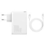 Chargeur de voyage Baseus GaN2 Pro 2x USB + 2x USB-C, 100W, EU - Blanc
