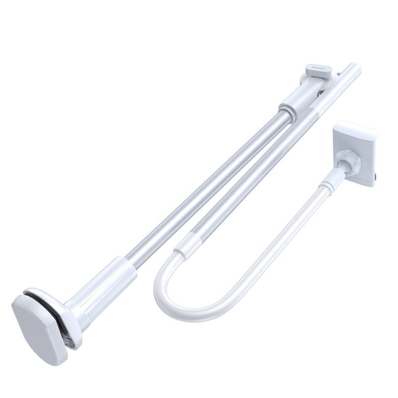 Support avec pince pour smartphone ou tablette - Baseus - Argenté