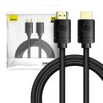 Câble HDMI 2.1 Baseus High Definition Series - 8K 60Hz, 3D, HDR, 48Gbps, 2m - Noir