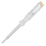 Testeur de tension 100-250V Deli Tools EDL8001 - Blanc
