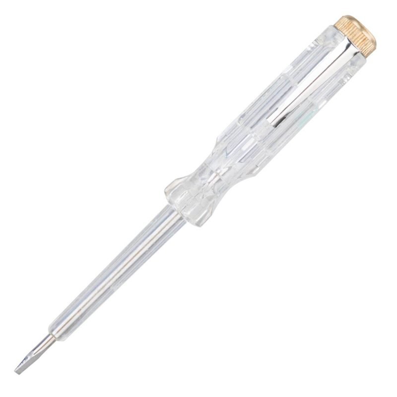 Testeur de tension 100-250V Deli Tools EDL8001 - Blanc