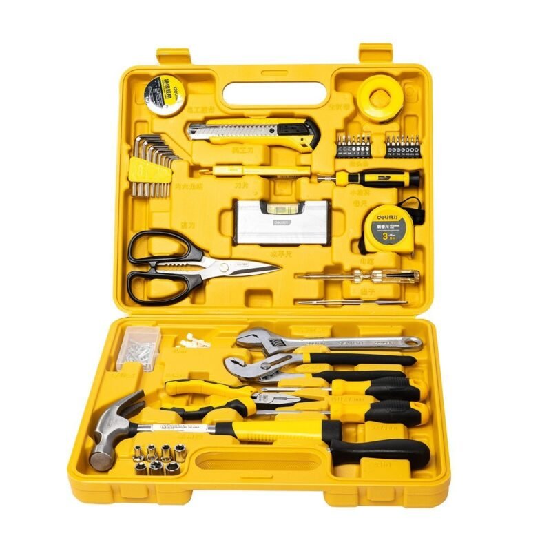 Coffret d'outils ménagers 48 pièces - Deli Tools EDL1048J