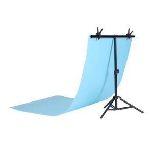 Support de fond de studio photo Puluz 70x200cm avec 2 toiles de fond DCA0976