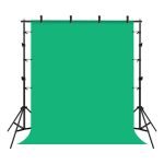 Support de fond pour studio photo Puluz 2x2m + 3 toiles de fond PKT5204