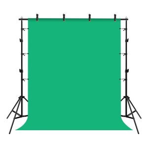 Support de fond pour studio photo Puluz 2x2m + 3 toiles de fond PKT5204