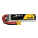 Batterie Tattu 450mAh 7.4V 75C 2S1P Long XT30