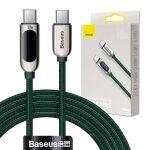 Câble USB-C vers USB-C Baseus Display, 100W, 2m - Vert