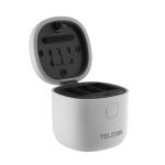 Chargeur étanche 3 emplacements Allin Box Telesin pour GoPro Hero 12/11/10/9
