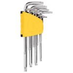 Jeu de clés Torx hex 1.5-10mm - Deli Tools EDL3091 - Argenté