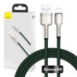Câble USB pour Lightning Baseus Cafule, 2.4A, 1m - Vert