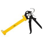 Pistolet à calfeutrer 230mm - Deli Tools EDL2370 - Jaune
