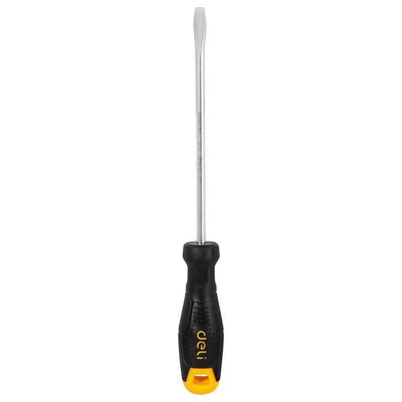 Tournevis à tête fendue 6x150mm Deli Tools EDL6261501 - Noir