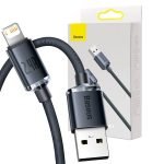 Câble USB vers Lightning 2m - Baseus Crystal Shine 2.4A - Noir