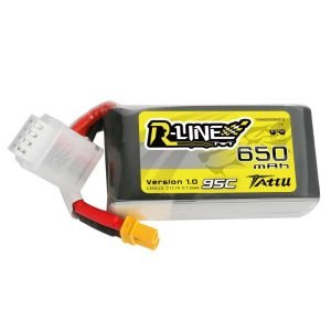Batterie Lipo Tattu R-Line 650mAh 11.1V 95C 3S1P XT30