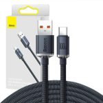 Câble USB vers USB-C Baseus Crystal Shine, 100W, 2m - Noir