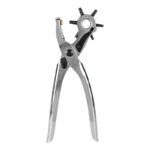 Pince à perforer en cuir 9" - Deli Tools EDL1919C - Argent