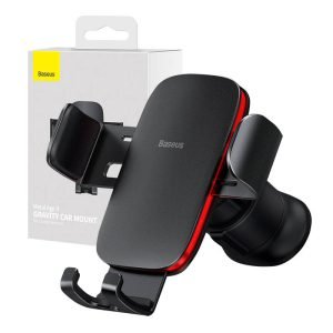 Support Gravitationnel Baseus Metal Age II pour Voiture - Noir