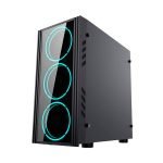 Boîtier d'ordinateur Aigo Black Technology Mini Micro-ATX - Noir