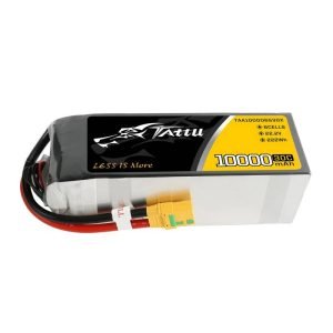 Batterie Tattu 10000mAh 22.2V 30C 6S1P avec prise anti-étincelle XT90