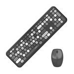 Ensemble clavier et souris sans fil MOFII 666 2.4G - Noir