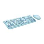 Ensemble clavier et souris sans fil MOFII 666 2.4G - Bleu