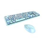 Ensemble clavier et souris sans fil - MOFII Sweet 2.4G - Bleu