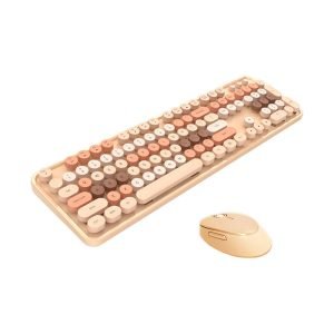 Ensemble clavier et souris sans fil MOFII Sweet 2.4G - Beige