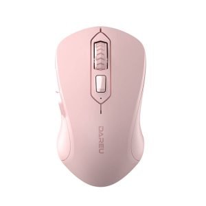 Souris sans fil Dareu LM115G 2.4G 800-1600 DPI - Rose