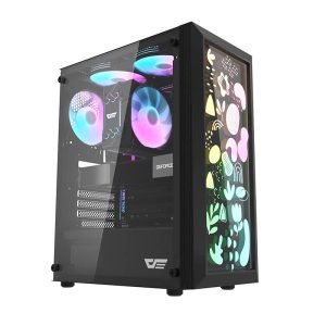 Boîtier pour ordinateur Darkflash DK180 Graffiti - Noir