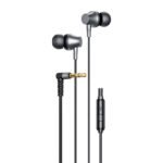 Écouteurs filaires intra-auriculaires Vipfan M17, prise 3,5 mm - Noir